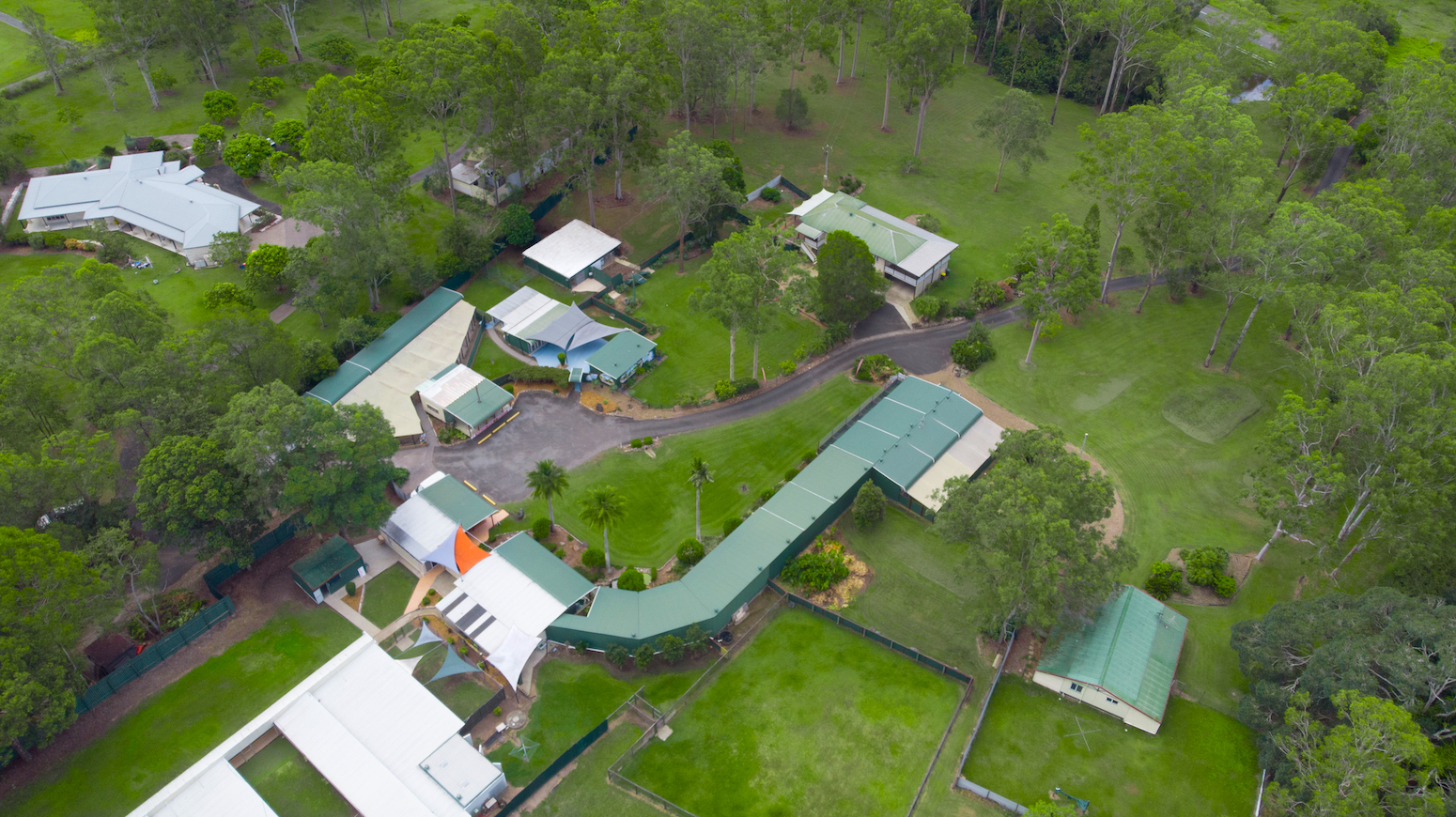 AAA Pet Resort Brisbane drone shot